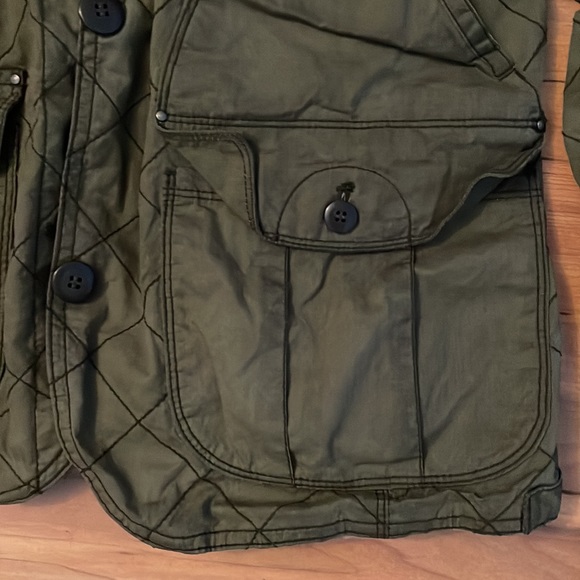 Eddie Bauer Green Cotton Jacket - Picture 2 of 9